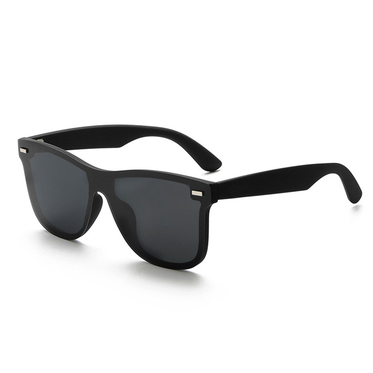Schwarze Sonnenbrille. Das Bild zeigt eine Sonnenbrille.