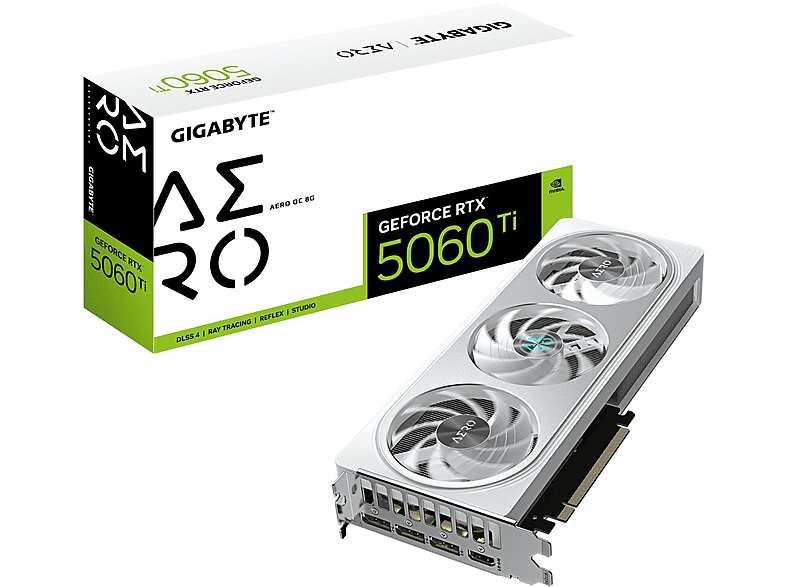 GIGABYTE VGA GBT RTX5060TI 8GB Aero OC 8G (NVIDIA, Grafikkarte)