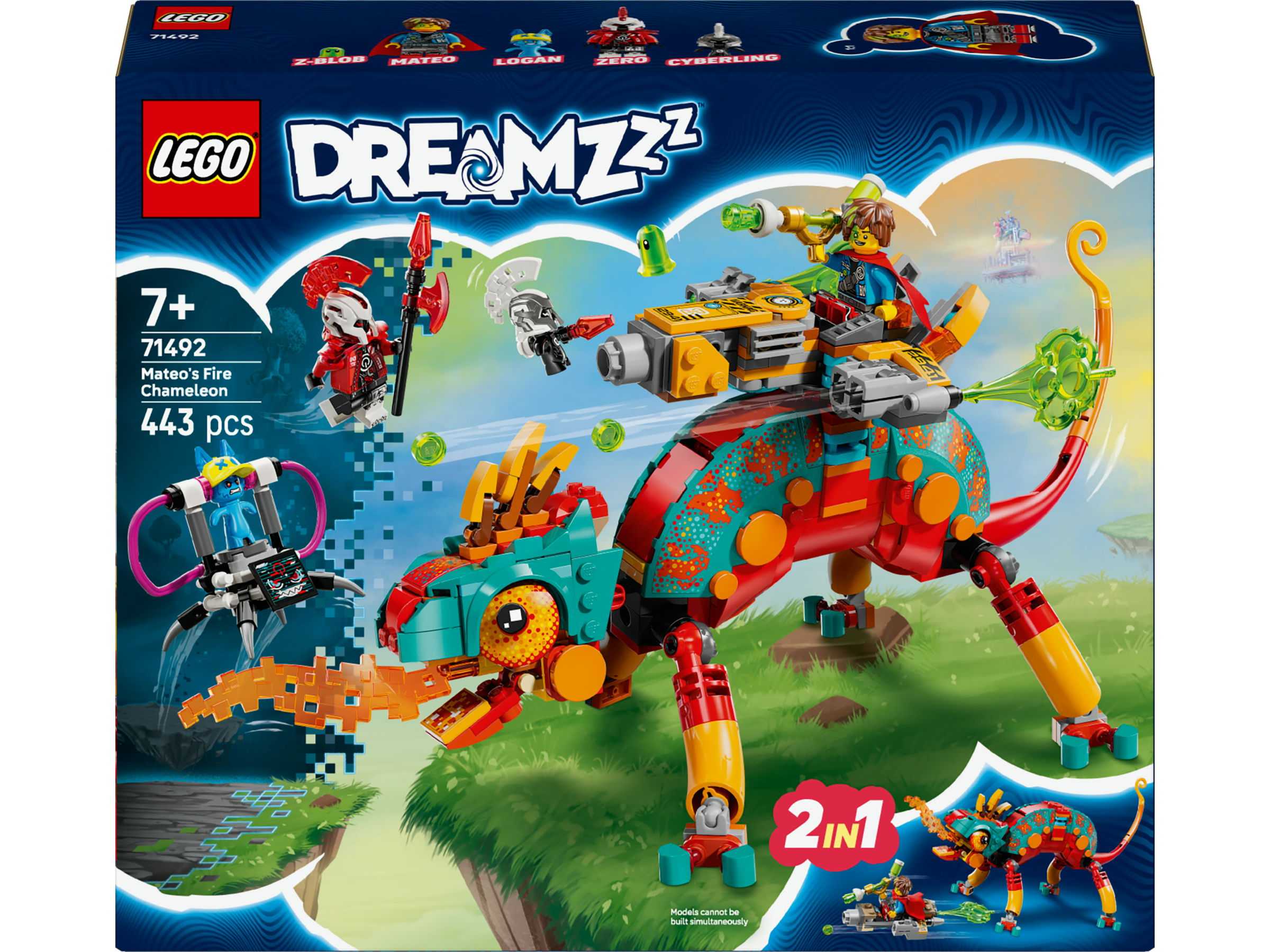 Klocki LEGO Mateo's Fire Chameleon Wielobarwny | MediaMarkt