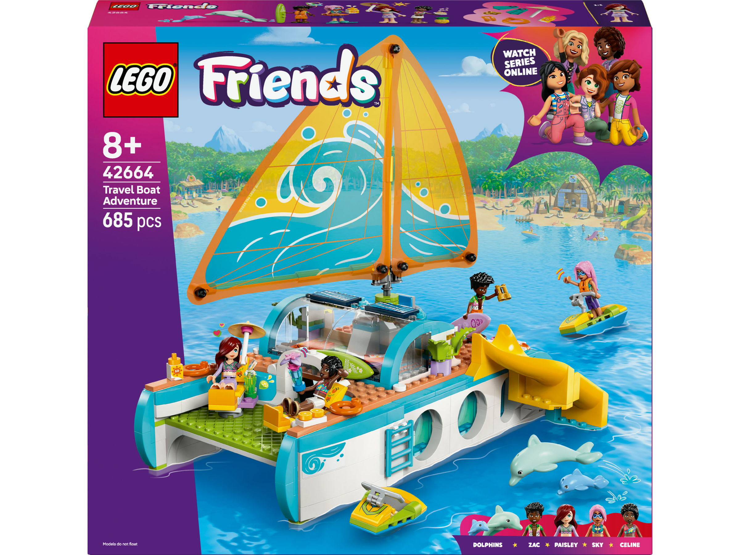 LEGO Friends Gezi Teknesi Macerası 42664