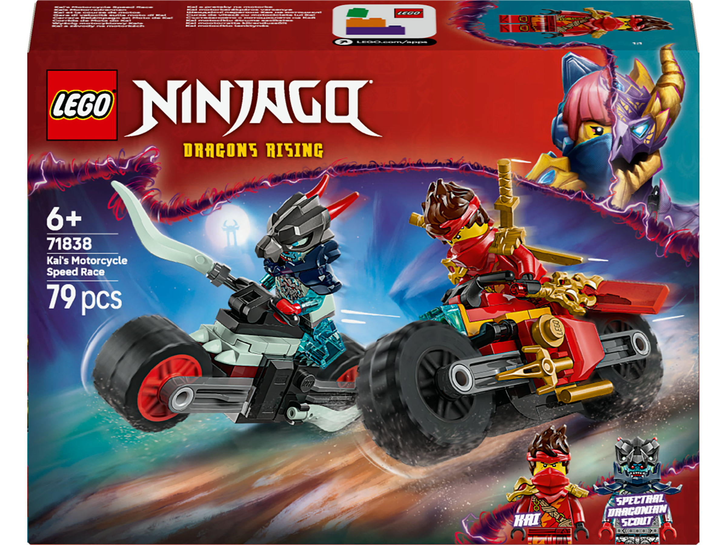 LEGO Ninjago Kai'nin Motosiklet Hız Yarışı 71838