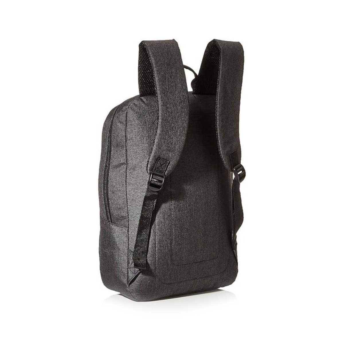 Sac à dos Lenovo noir, vue arrière, montrant les bretelles et les détails de la fermeture éclair.