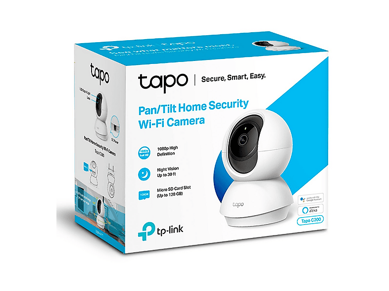TP-LINK Tapo C200 360° 1080p Wi-Fi Güvenlik Kamerası Beyaz Fiyat