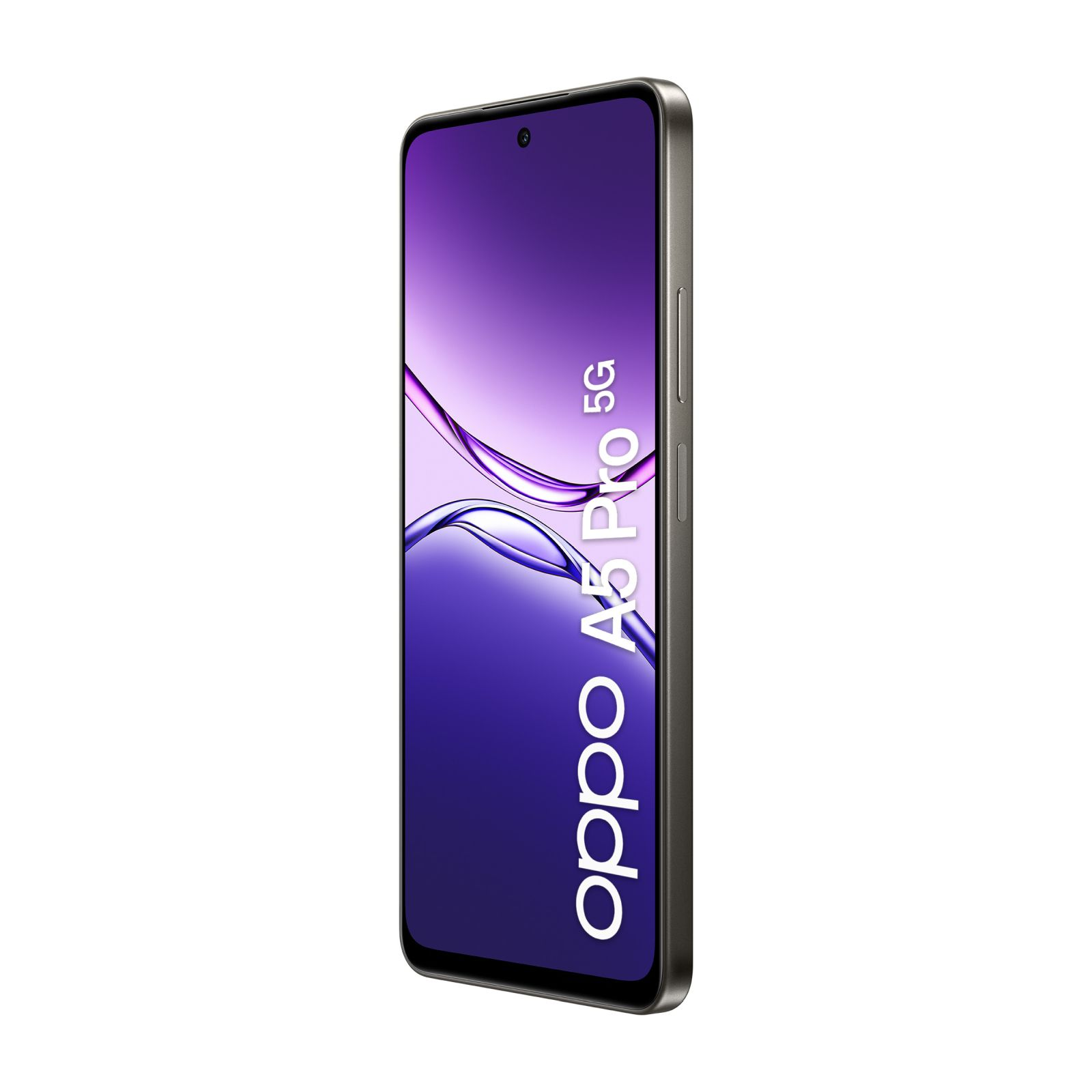 Un téléphone portable dans un étui, vue en angle, montrant l'écran.