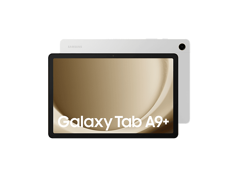 SAMSUNG Galaxy Tab A9+ Wi-Fi 128GB silver, Tablet, 128 GB, 11 Zoll, silber
