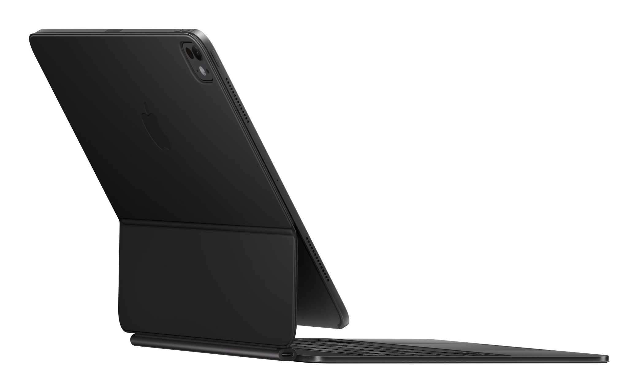 Custodia Con Tastiera Retroilluminata RGB Per IPad Pro 13" (M4, 2024) - Cover Rimovibile Con Trackpad Multi-Touch E Portapenna - Layout Tastiera QWERTZ Italiano - Protezione Completa In PU E TPU - 2