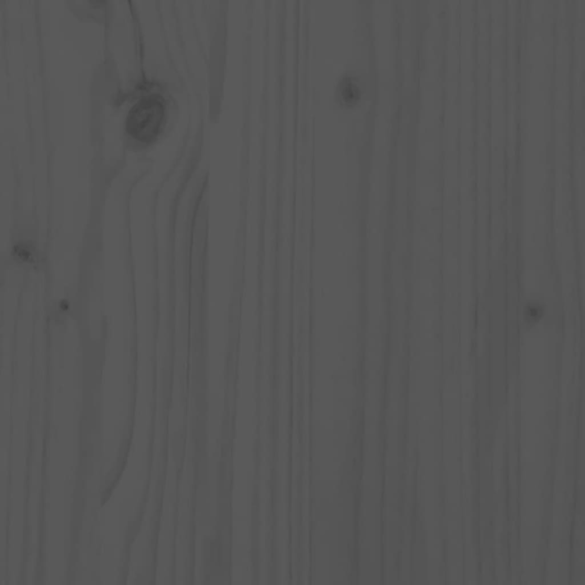 Nahaufnahme einer grauen Holzoberfläche. Maserung und Textur sichtbar. Einheitliche Farbe und Beleuchtung.
