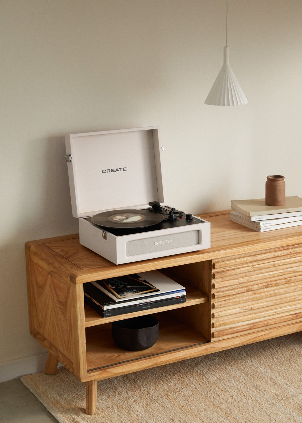 Tocadiscos RECORD PLAYER COMPACT CREATE, Bluetooth|USB|Micro SD
