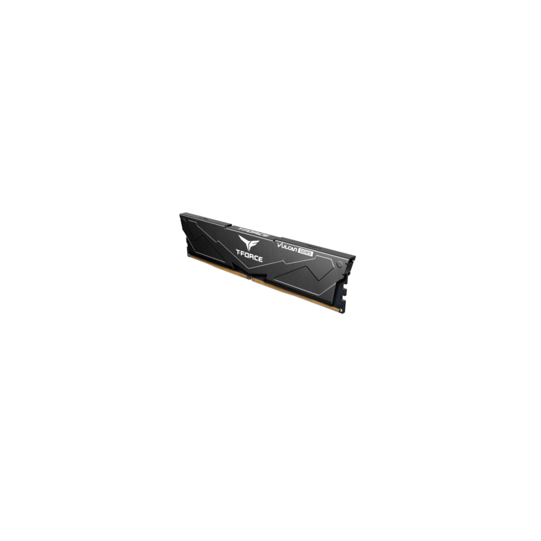 Barrette de mémoire T-Force VULCAN DDR4 sur fond blanc.