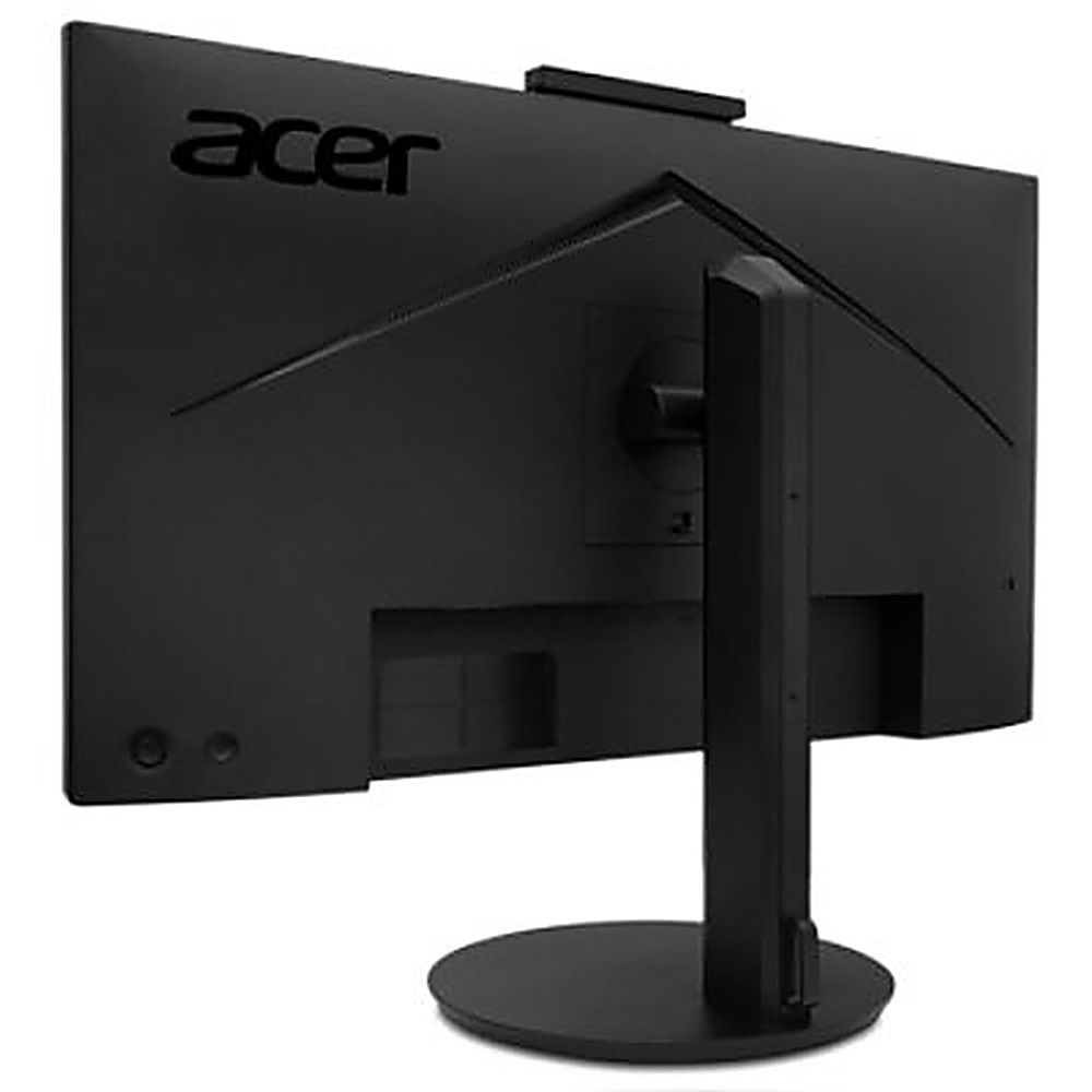 Czarny tył monitora z logo Acer i stojakiem.