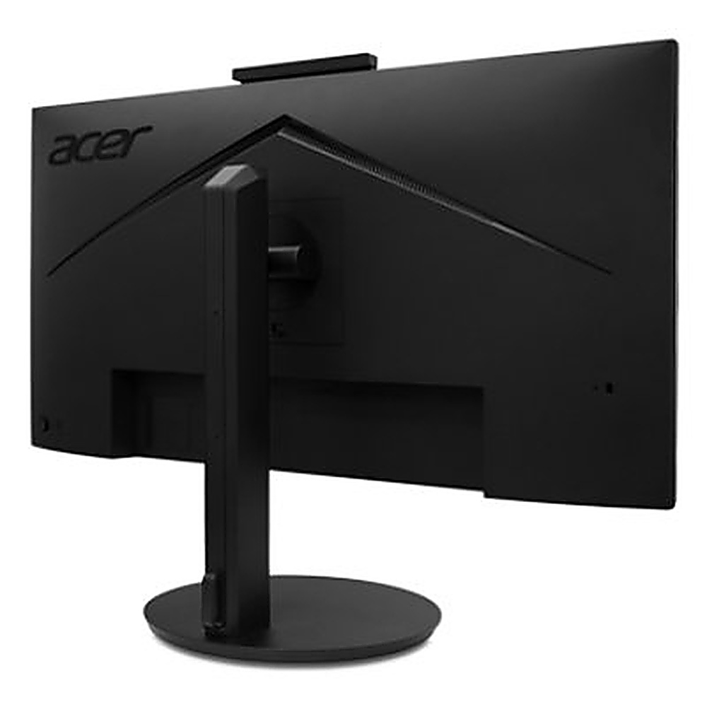 Czarny tył monitora z logo Acer i stojakiem.