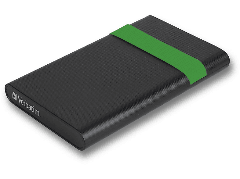 VERBATIM 53110, 320 GB HDD, 2,5 Zoll, extern, Schwarz, Grün