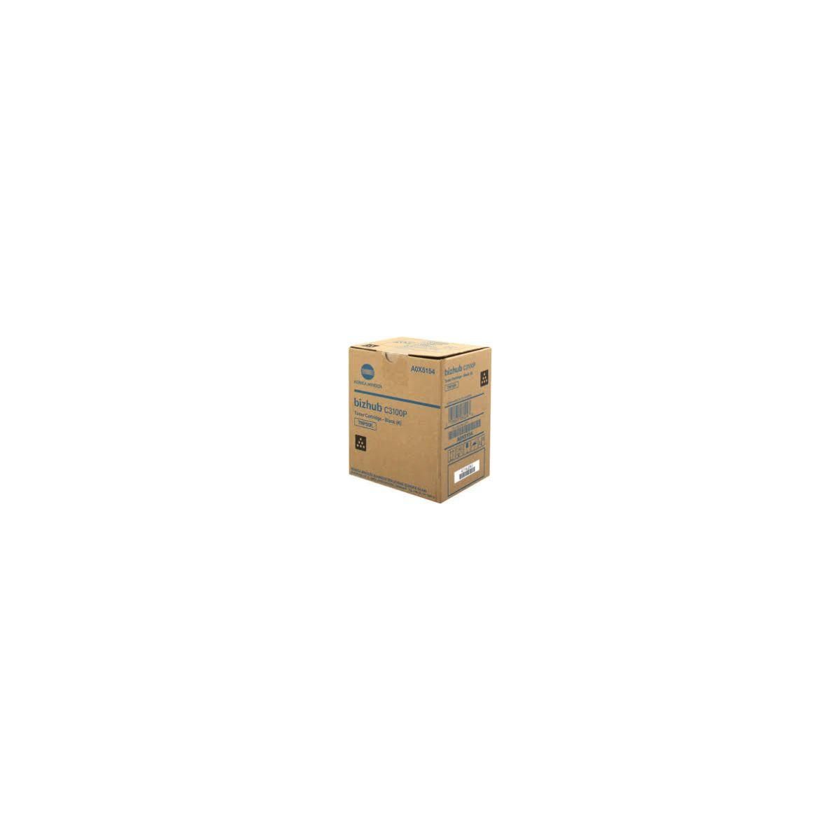 Eine Konica Minolta bizhub c3300p Tonerkartuschenbox auf weißem Hintergrund.