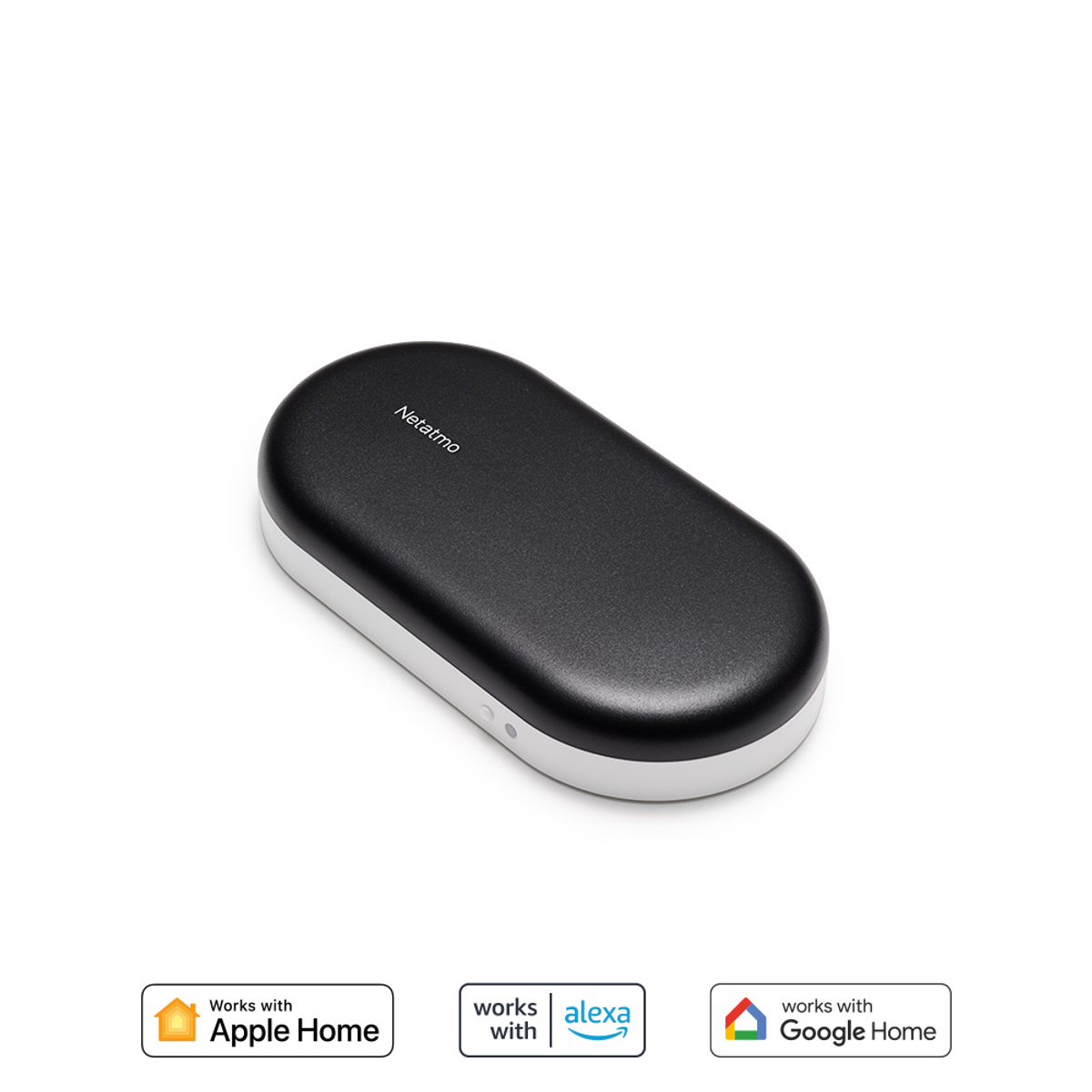 Caja con un Netatmo Smart AC Controller, diseñado en Francia.