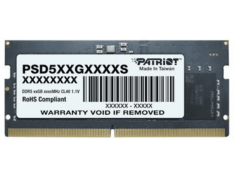 PATRIOT MEMORY Signature Line 16GB (1x16GB) DDR5 5600MHz CL46 SODIMM Ram