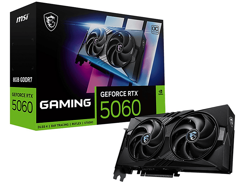 MSI GeForce RTX 5060 8G GAMING OC (NVIDIA, Grafikkarte)