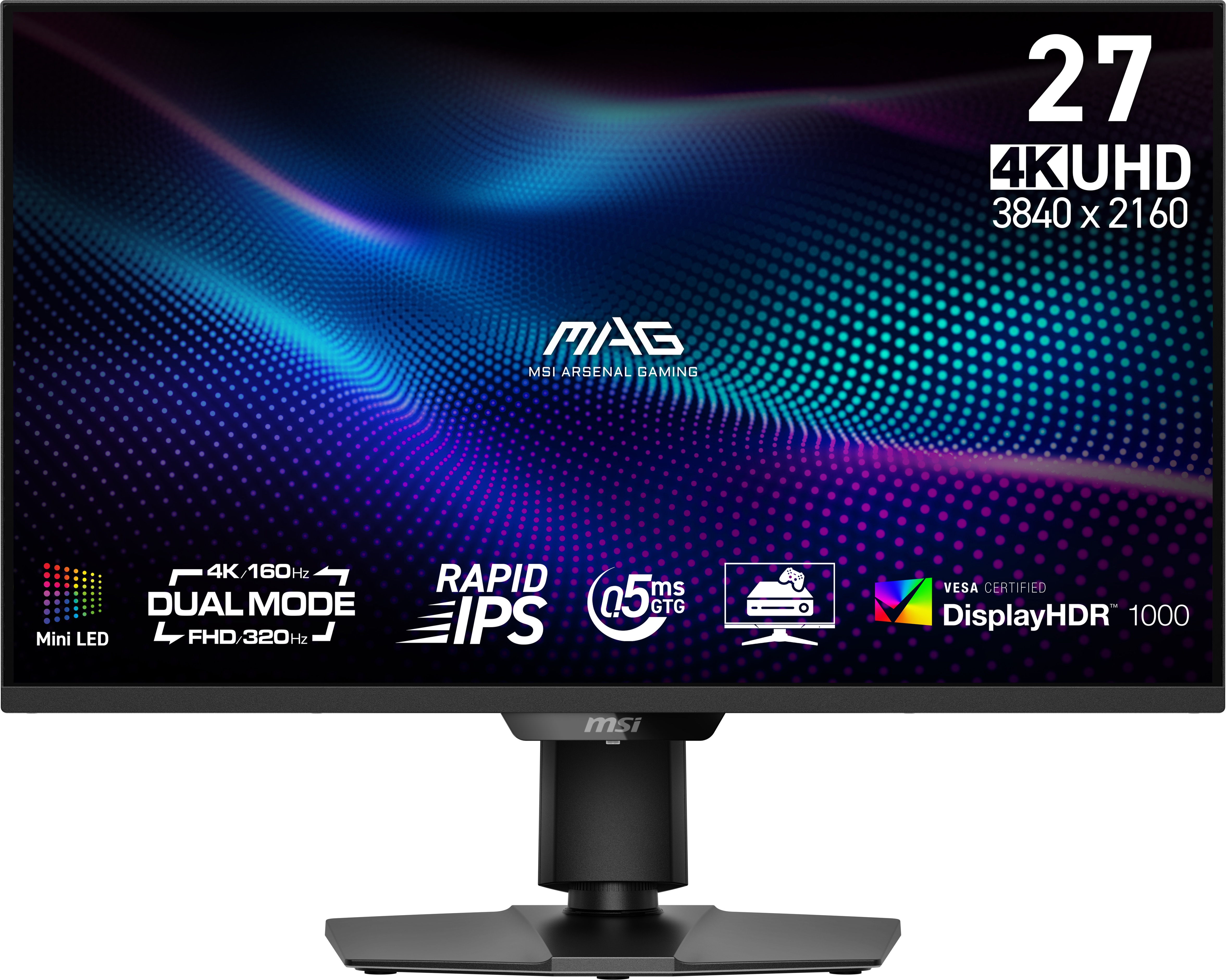 MSI MAG 274UPDF E16M 27 inç Full-HD 0,50 ms Gaming Monitör Siyah