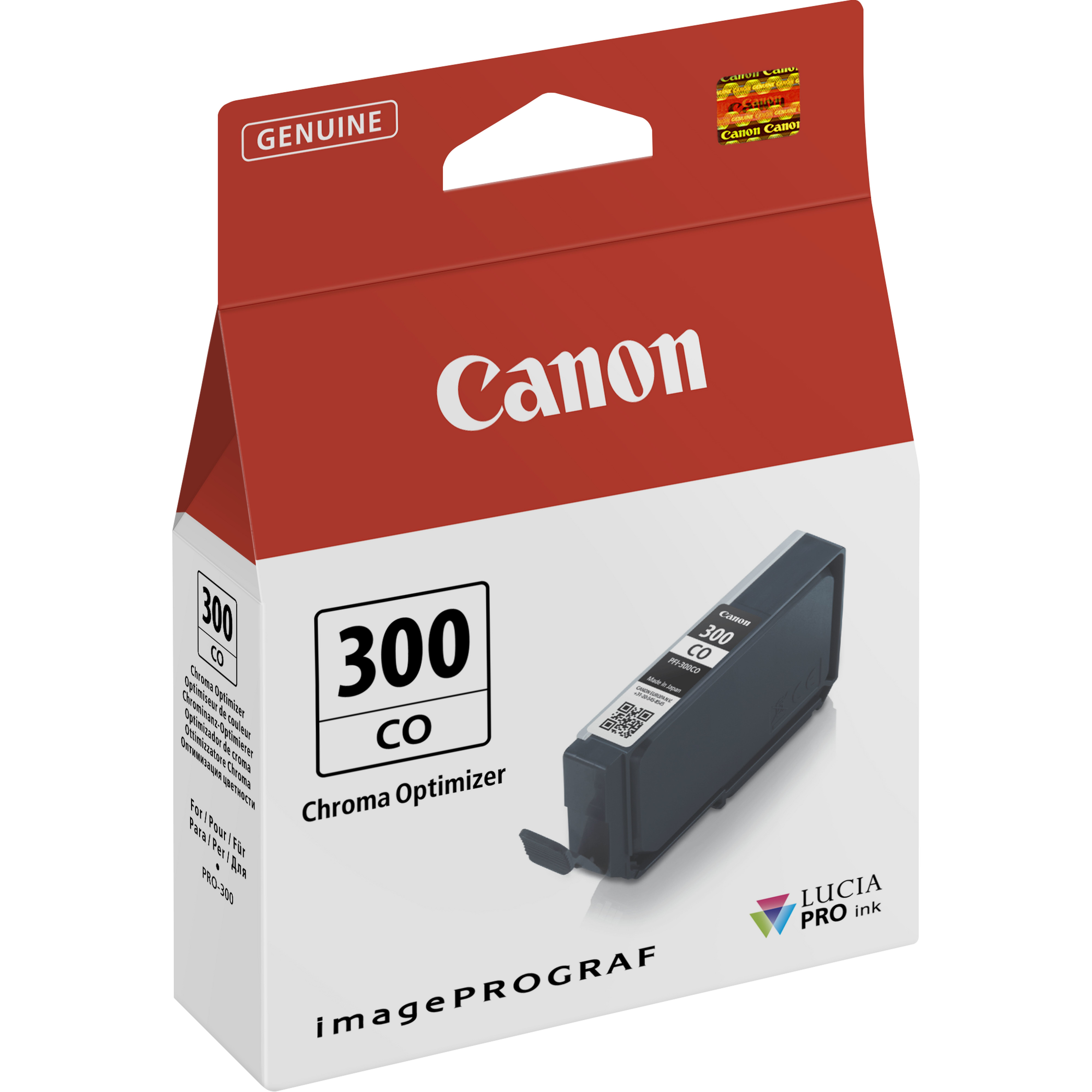 CANON PFI-300CO Parlaklık Düzenleyici Mürekkep Kartuşu Mürekkep baskı Şeffaf
