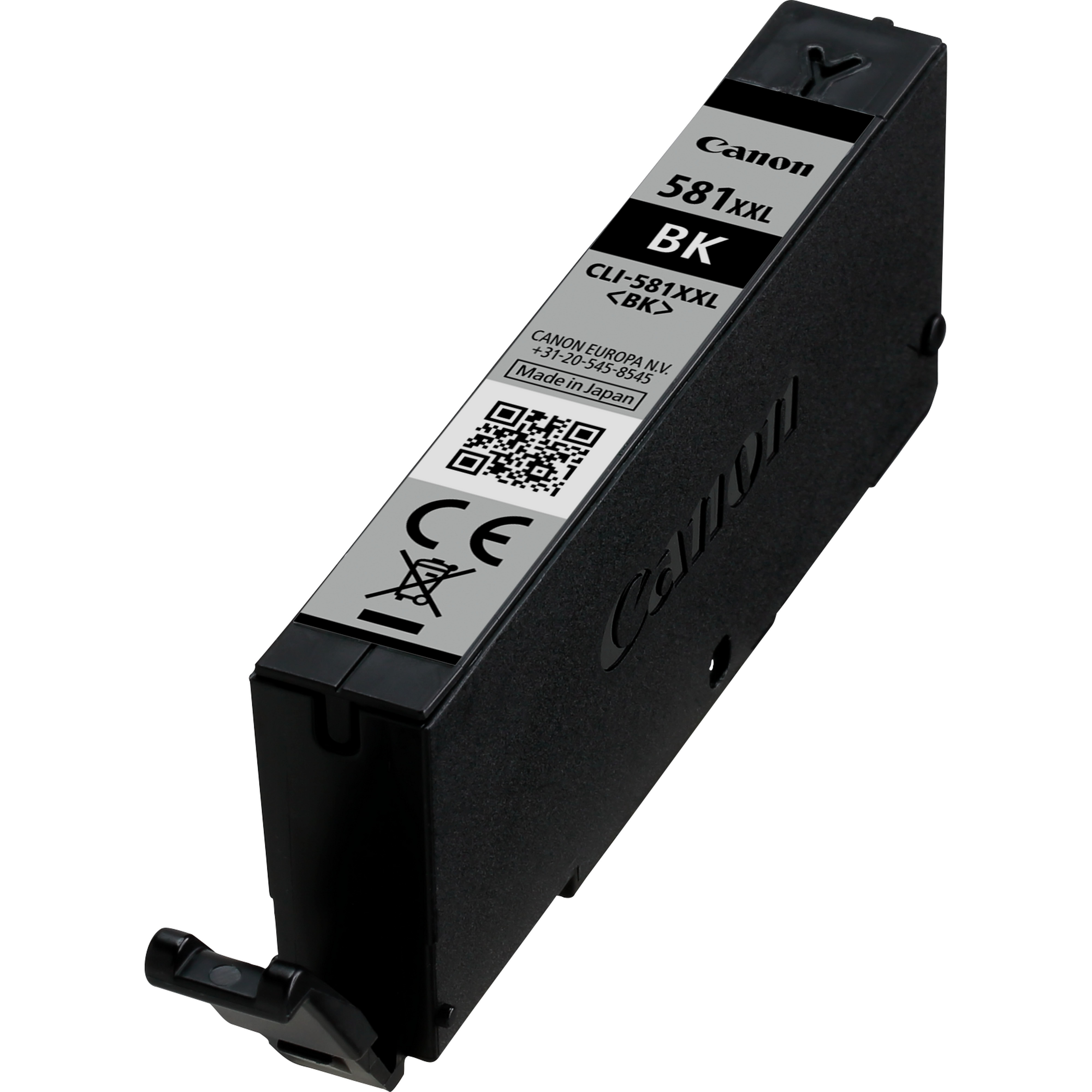 Czarny kartridż z tuszem Canon.