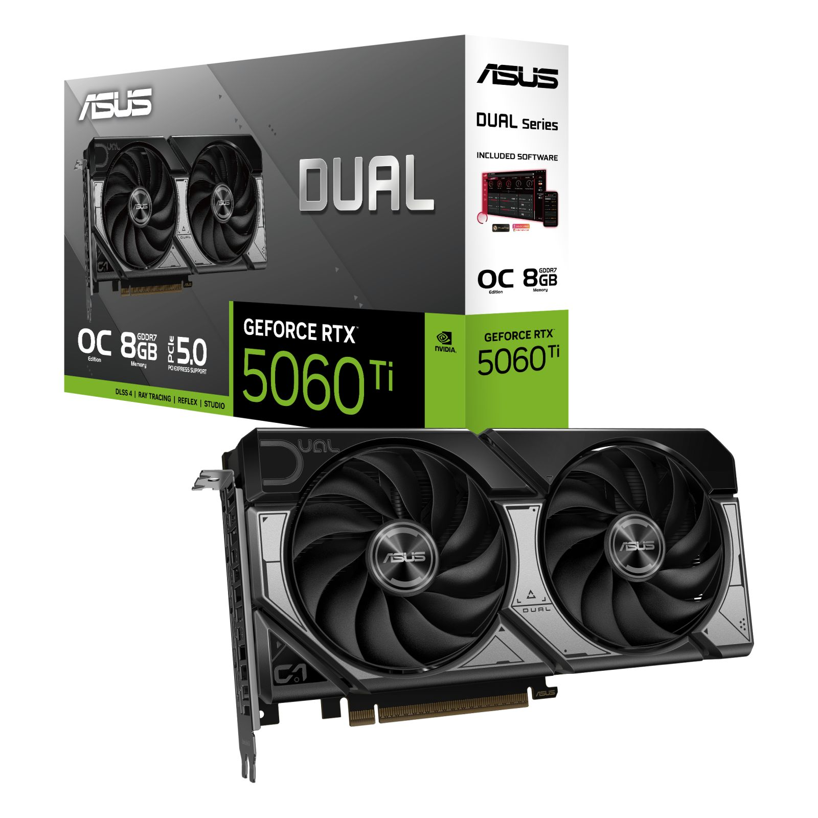 ASUS Dual OC GDDR7 128Bit HDMI/DP GeForce RTX™ 5060 Ti 8 GB Ekran Kartı