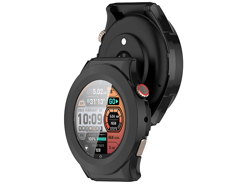 VETRO TEMPERATO WIGENTO Custodia protettiva con temperato per Imoo Watch Phone Z6, Z6A, Z6 Pro | Bianco