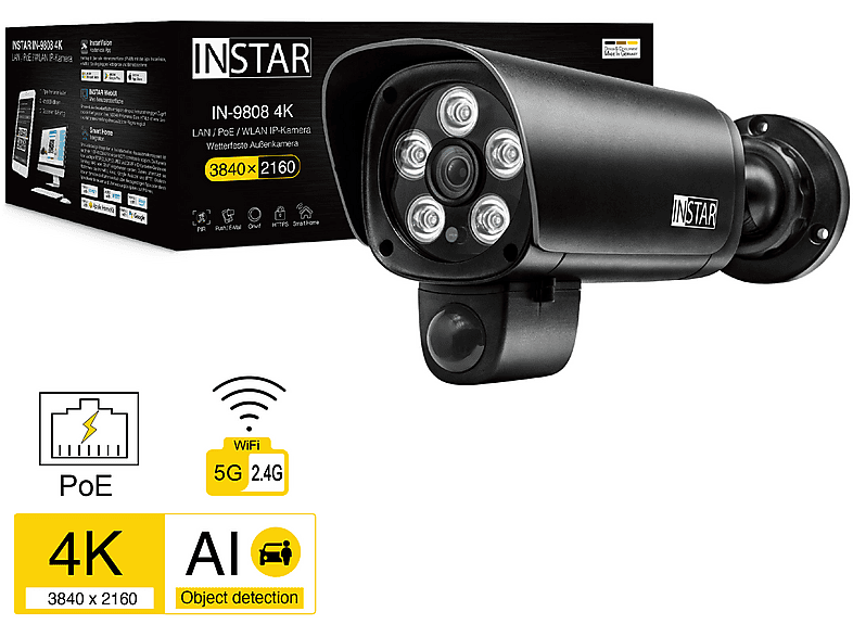 Instar Homekit Surveillance Camera Buy INSTAR IN-9408 2K+ LAN/POE