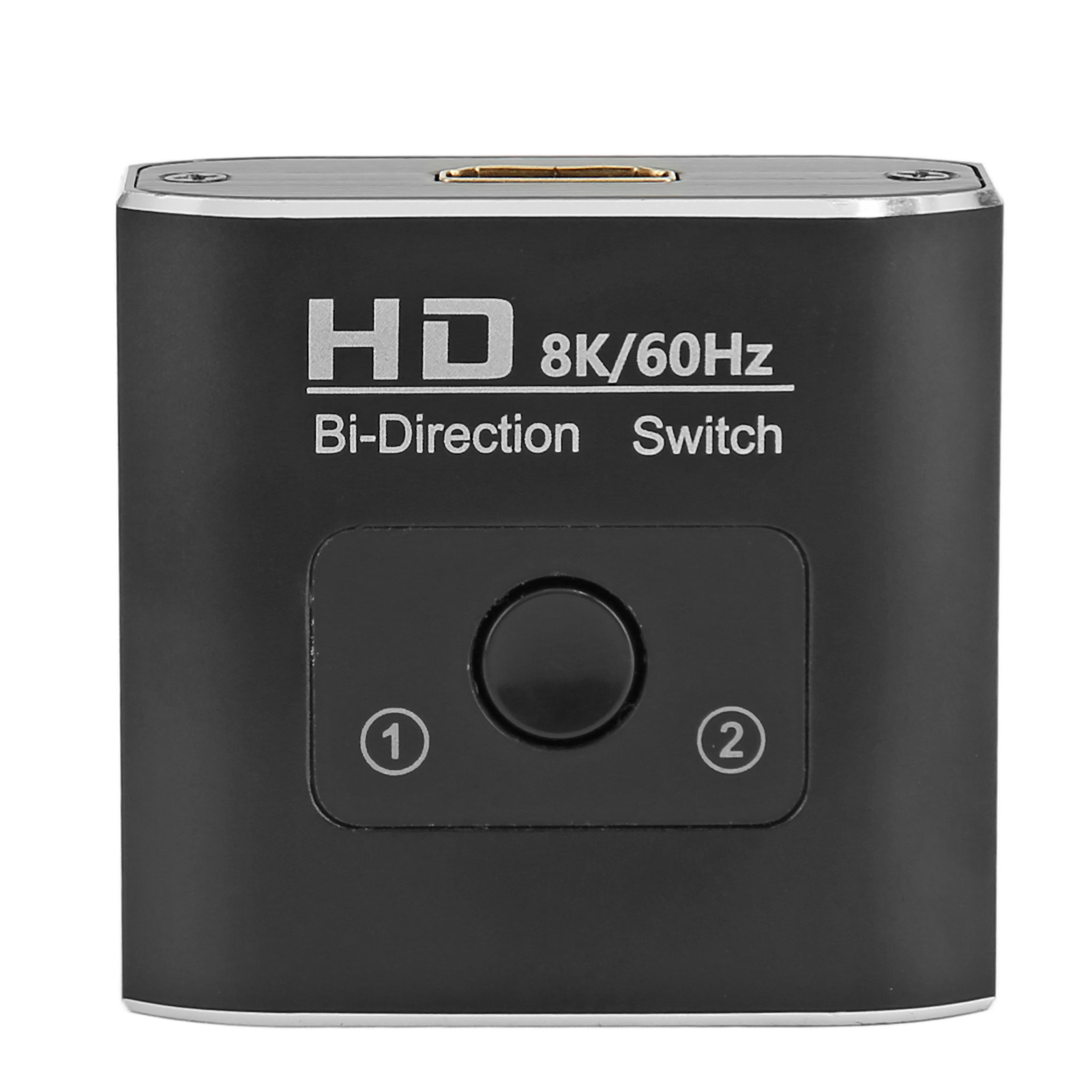 Schwarzer HD Bi-Direction Switch mit Tasten und Text.