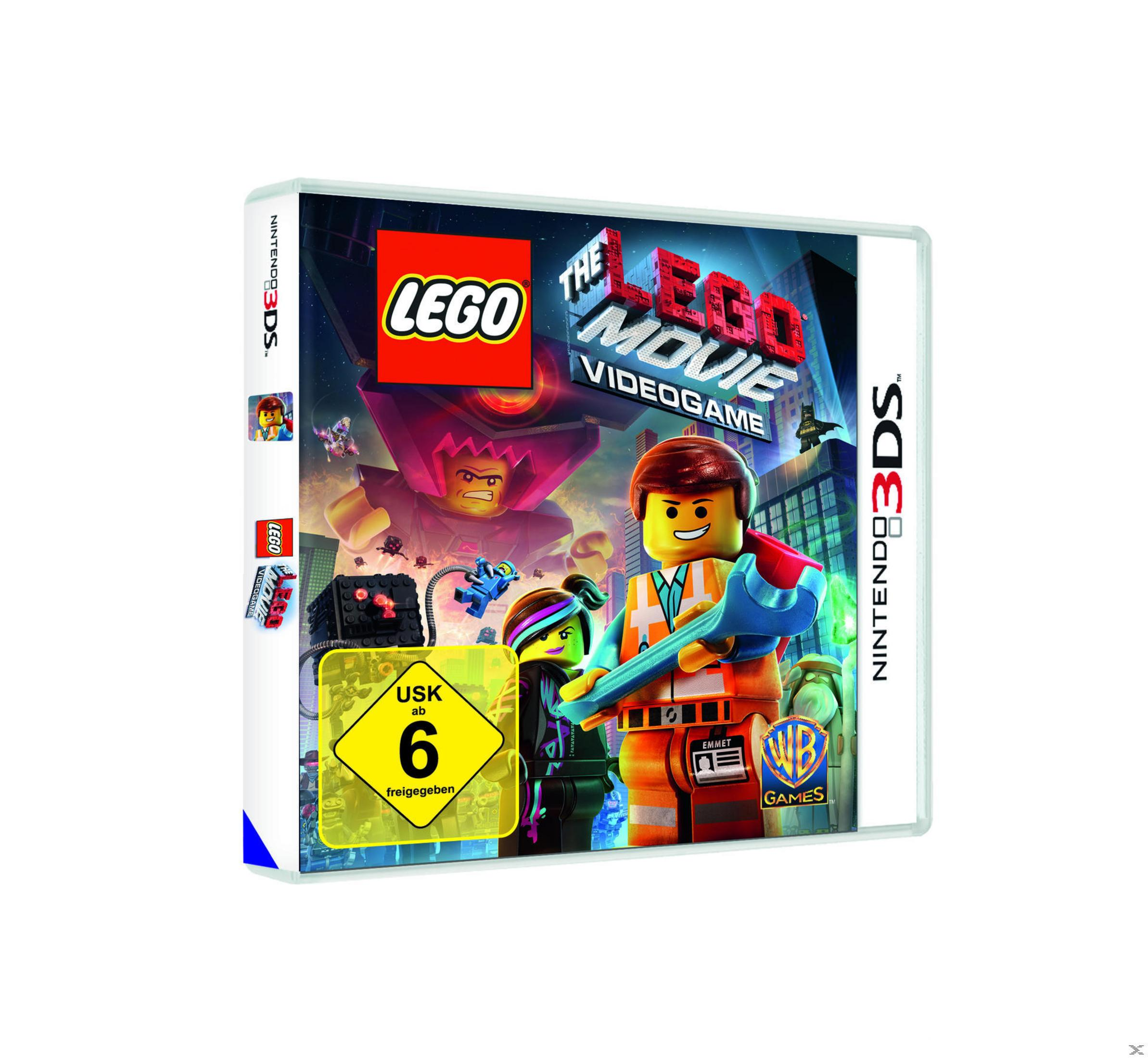 Lego Movie Videospiel für Nintendo 3DS. Box-Art zeigt Lego-Figuren und Filmtitel.