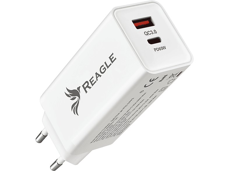 REAGLE RCHAR53 Ladegerät Apple, Samsung,Huawei ,Oppo,Xiaomi, Weiß ...