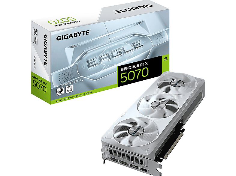 GIGABYTE GeForce RTX 5070 EAGLE OC ICE SFF (NVIDIA, Grafikkarte)