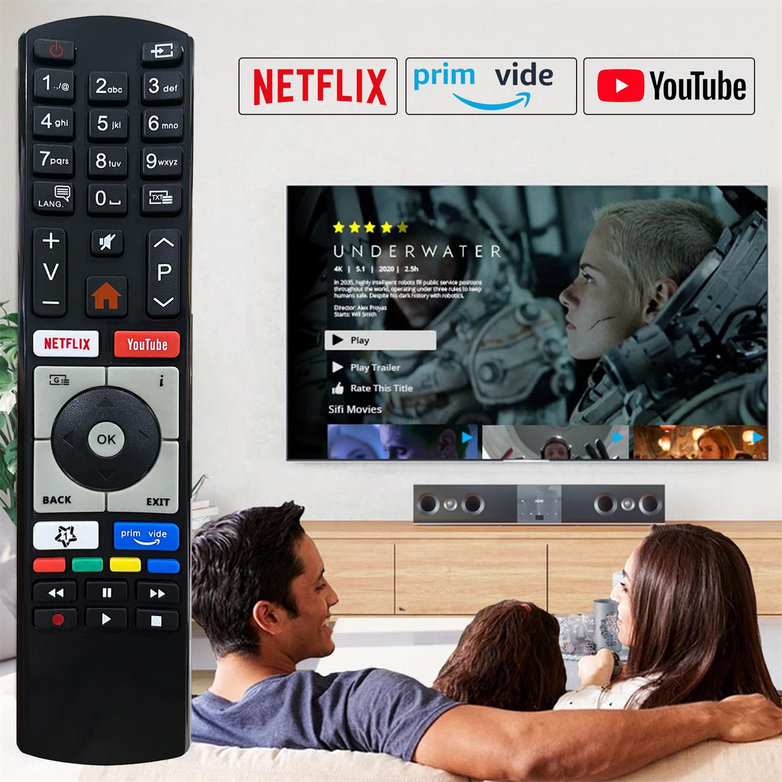 Telecomando originale Telefunken RC4318P