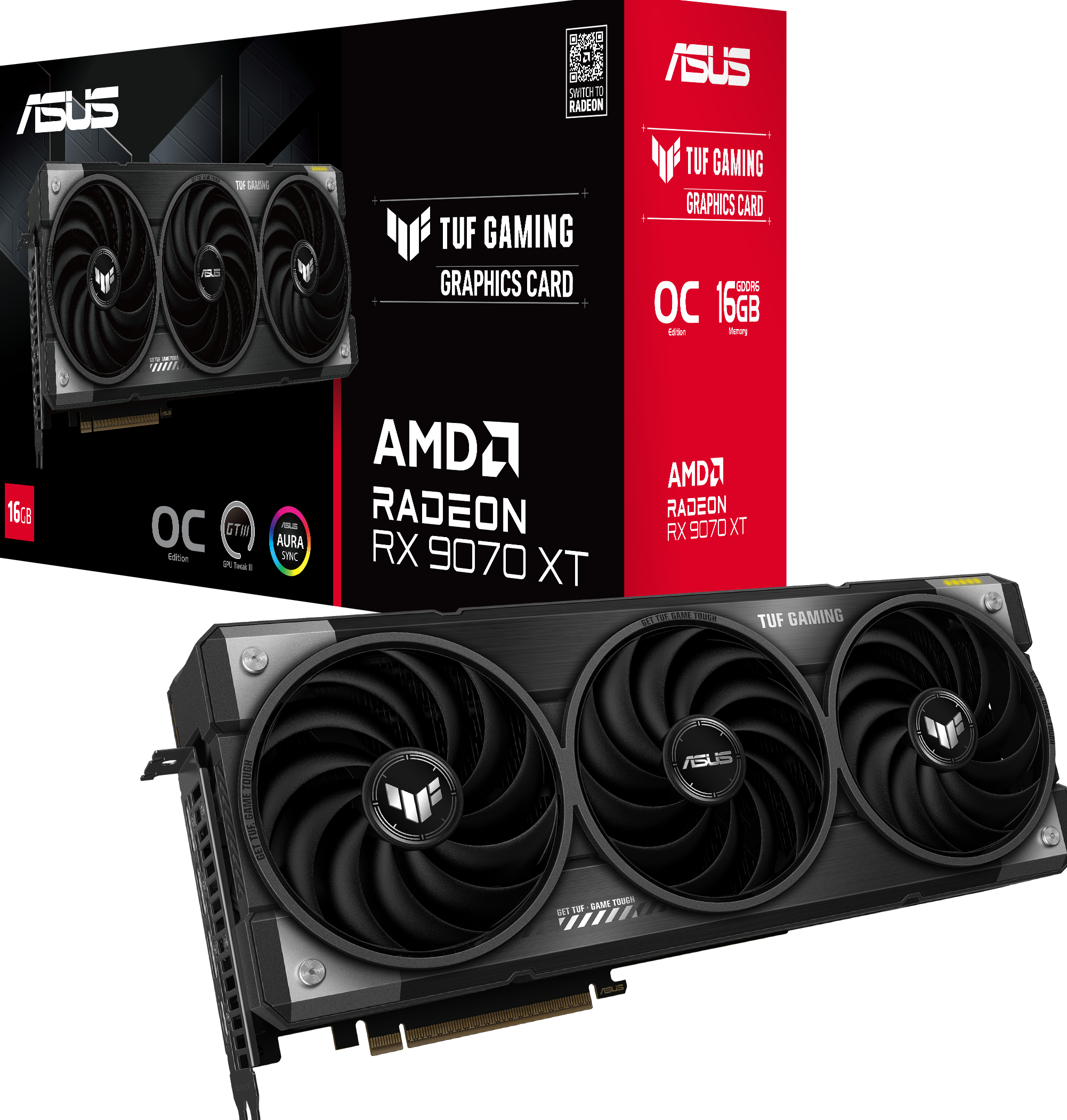 ASUS TUF Gaming OC GDDR6 256 Bit Radeon™ RX 9070 XT 16 GB Ekran Kartı