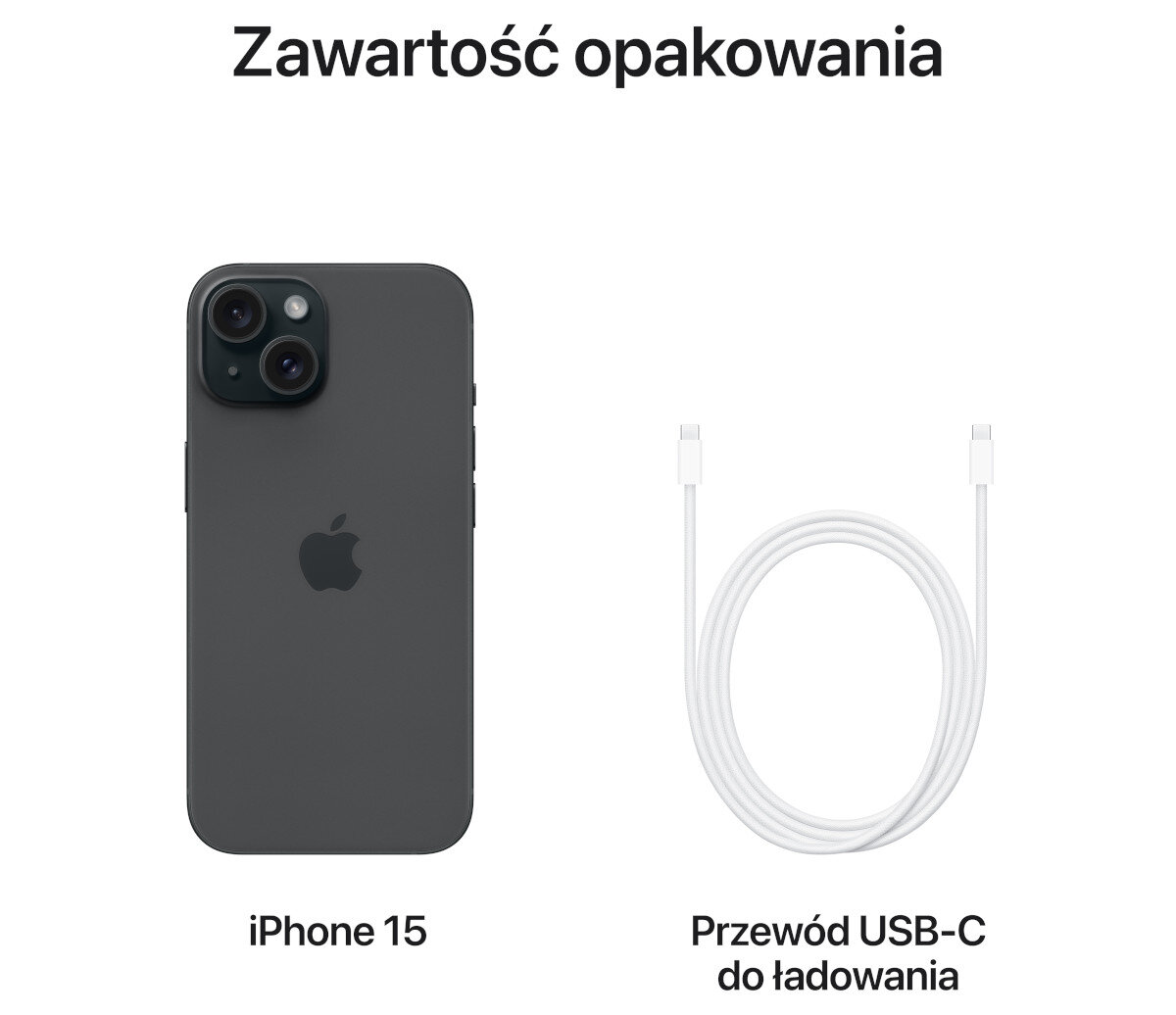 Smartfon APPLE iPhone 15 128GB Czarny MTP03PX/A | MediaMarkt