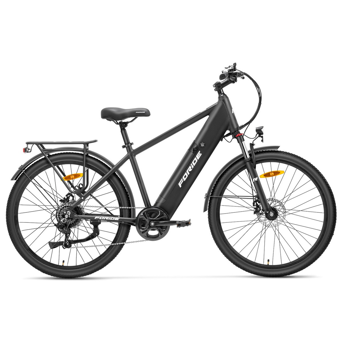 Bicicleta de Montaña FORIDE Roamer ST, Bicicleta eléctrica, Negro