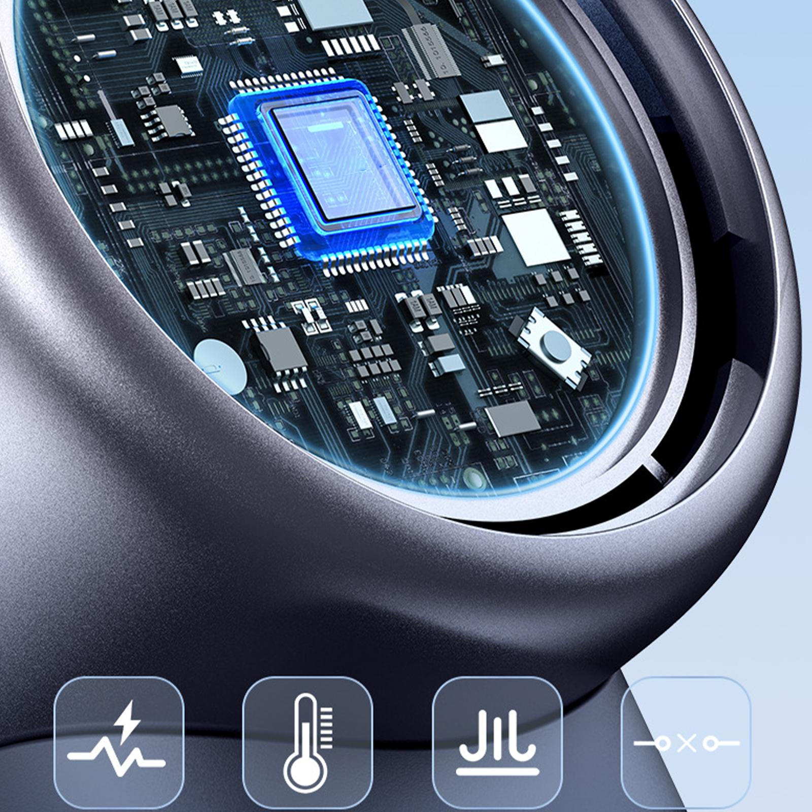 Nahaufnahme einer Platine mit Symbolen: Blitz, Thermometer, JIL und ein x.