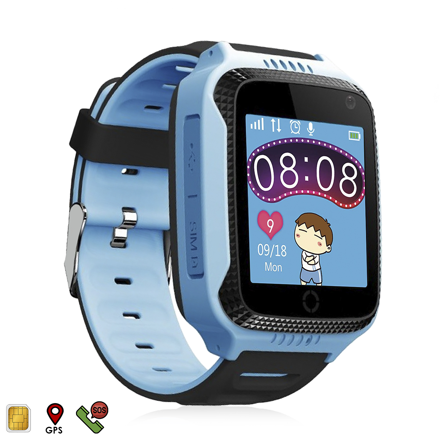 Smartwatch infantil DAM ELECTRONICS GPS especial para niños, con