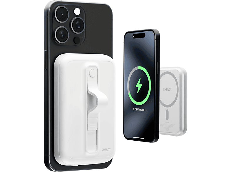 CHEROY ChargePack Mini - 15W MagSafe Powerbank 5000 Weiß