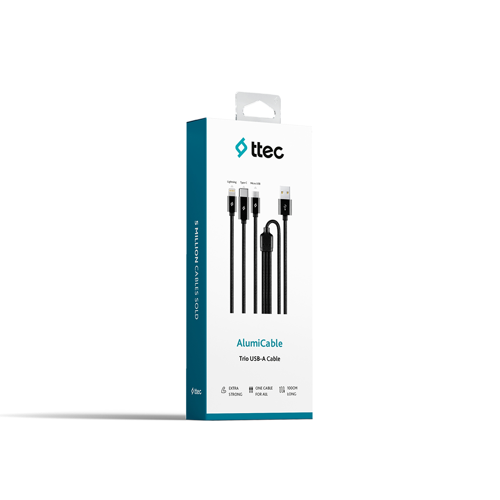 Kutuda Ttec Trio USB-A Kablosu.
