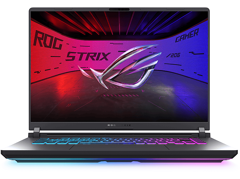 ASUS ROG Strix G16 G615LR-S5072W, Laptop, mit 16 Zoll Display, Intel® Core™ Ultra 9,275HX Prozessor, 32 GB RAM, 1000 GB SSD, NVIDIA GeForce RTX™ 5070 Ti, Schwarz, Grau, Windows 11 Home