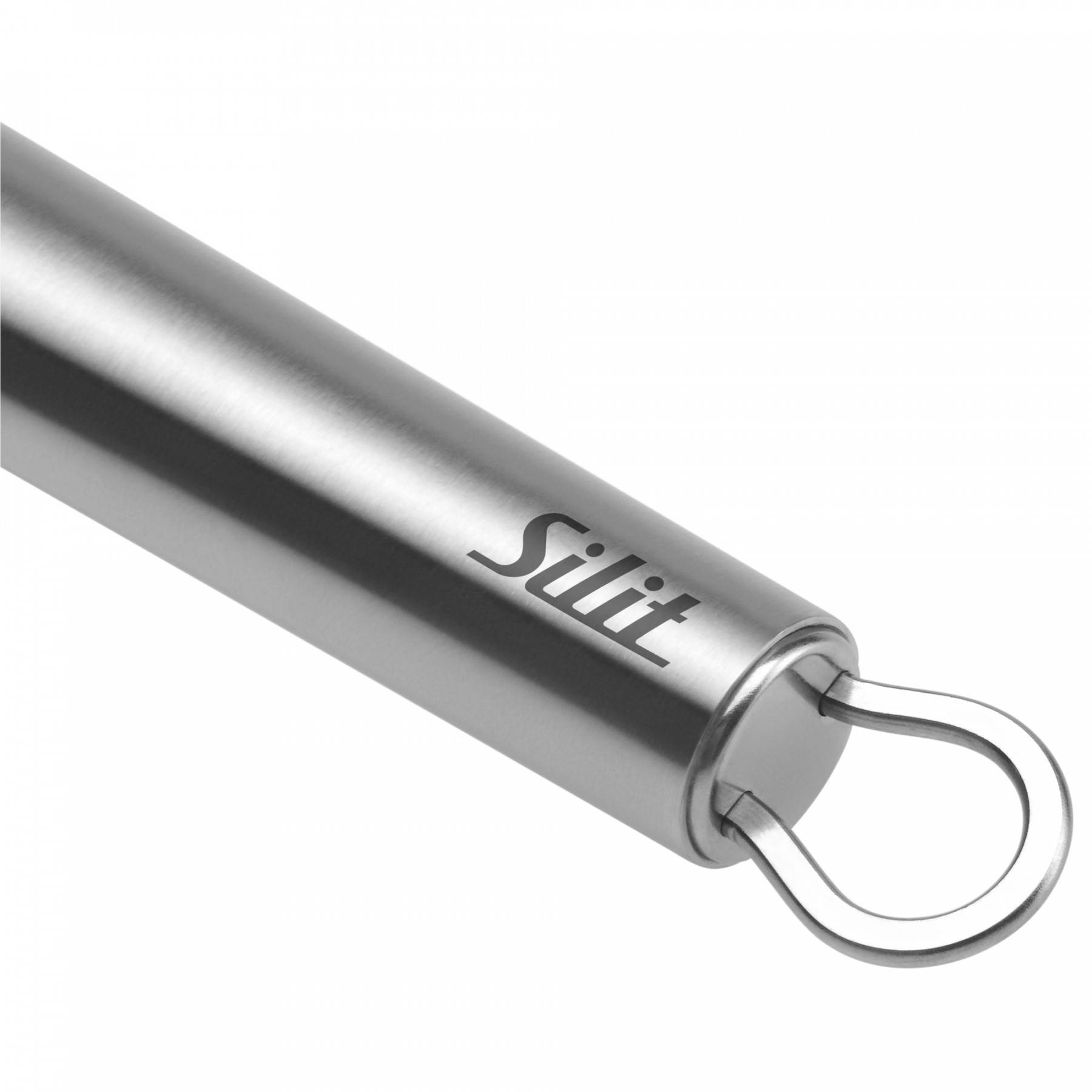 Metallgriff mit dem Wort 'Silit'. Der Griff hat eine Schlaufe. Weißer Hintergrund.