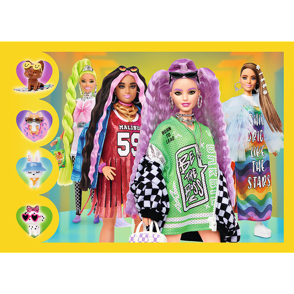 Puzzle | TREFL Barbie Happy world of Barbie, edad recomendada: 4