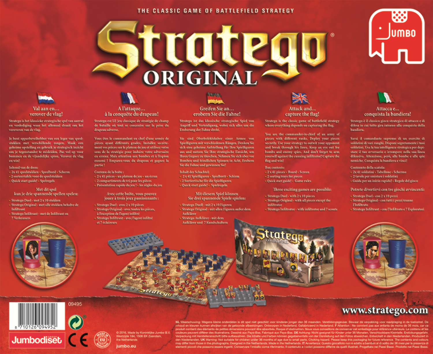 JUMBO Stratego Original Brettspiel | MediaMarkt