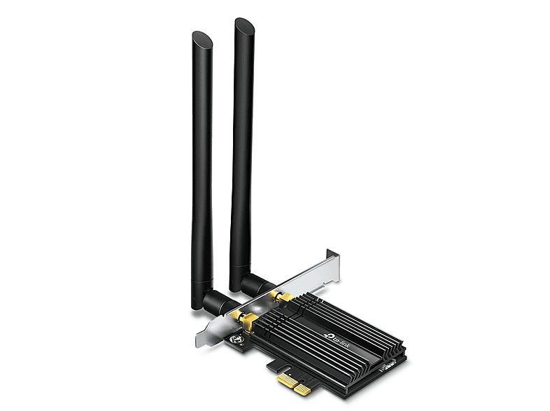 TP-LINK Archer TX50E AX3000 Mbps Wi-Fi 6 Bluetooth 5.0 PCIe Adaptör Siyah