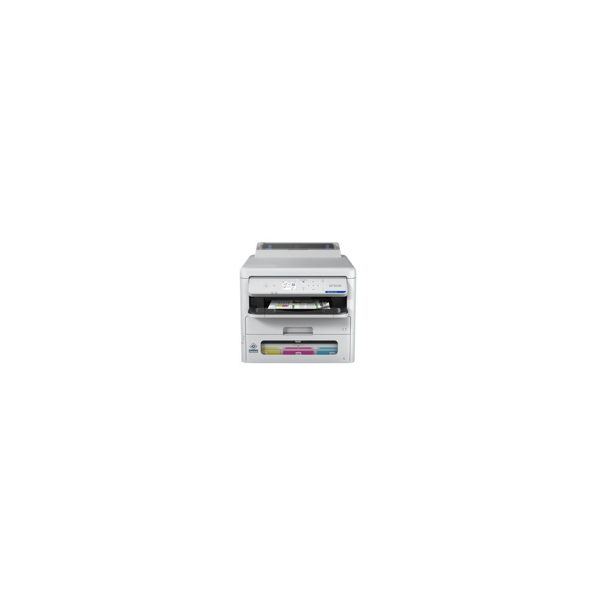 White printer on a white background.