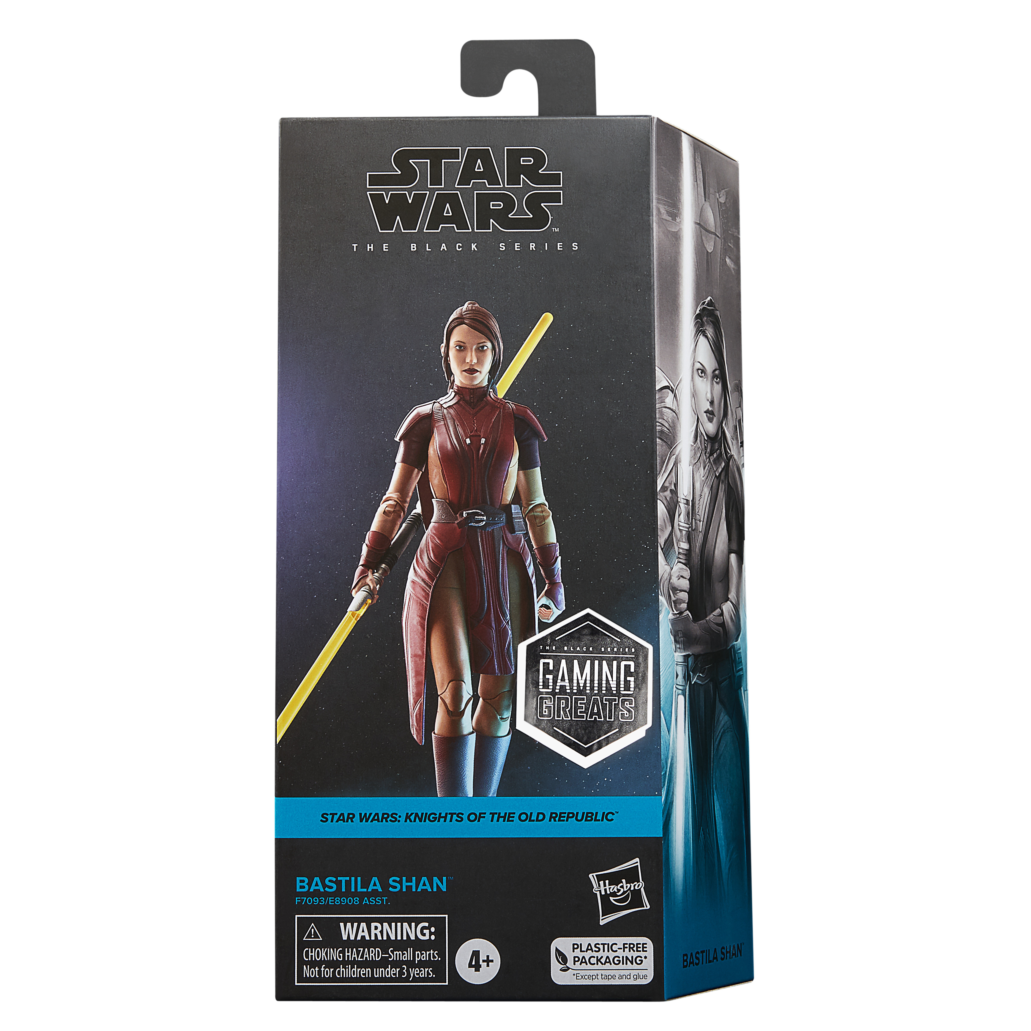 Scatola della action figure di Bastila Shan di Star Wars: Knights of the Old Republic.