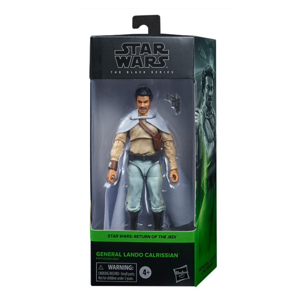 Action figure di Star Wars in scatola, Generale Lando Calrissian, Il Ritorno dello Jedi.