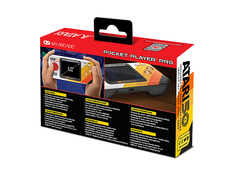 MY ARCADE Atari Pocket Player Pro 0 GB | MediaMarkt