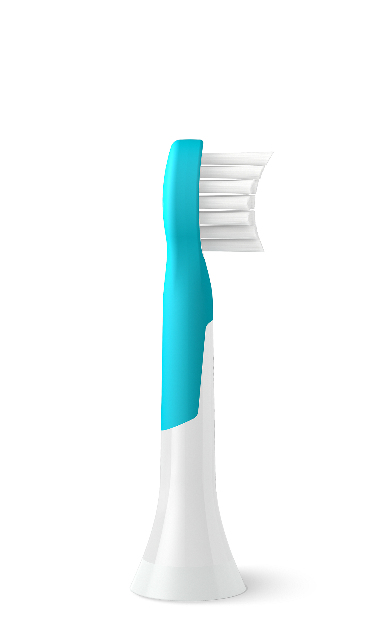 Ein weißer und blauer Philips Sonicare Zahnbürstenkopf.