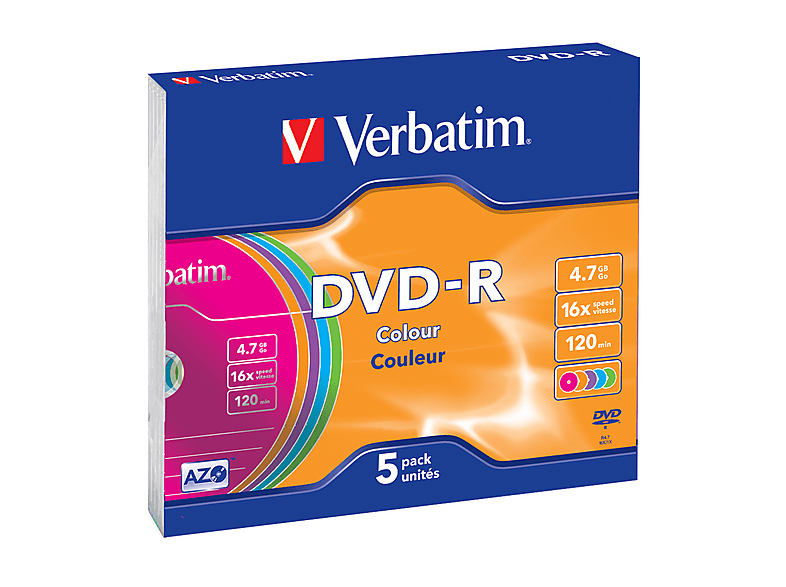 VERBATIM DVD-R Colour DVD-Spule | MediaMarkt