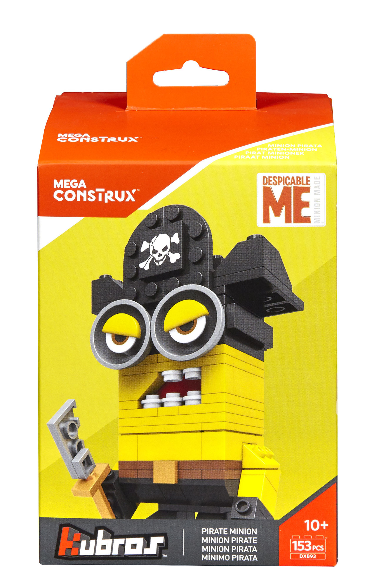 Giocattolo Mega Construx Despicable Me pirata minion. Include una figura di minion pirata.